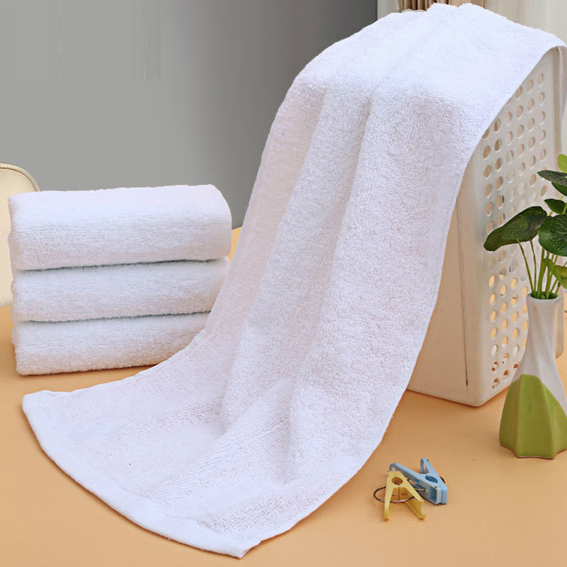 Home Textiles Face Towel - Белое мягкое хлопковое полотенце для лица,
