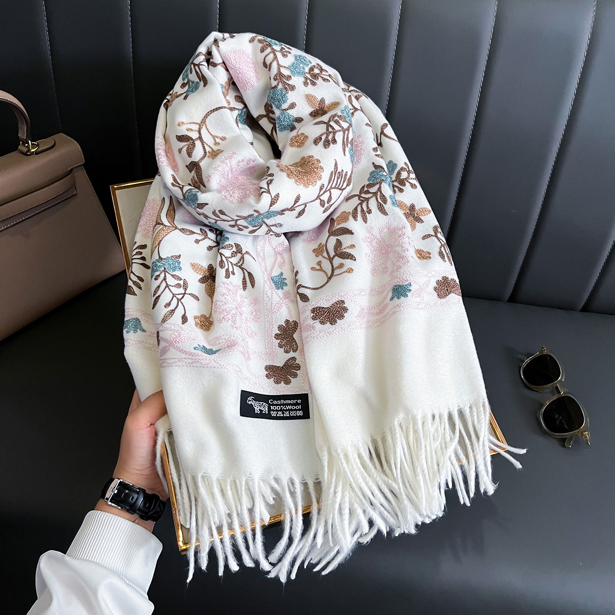 Home Textiles Blanket - Новый зимний теплый кашемировый шарф для