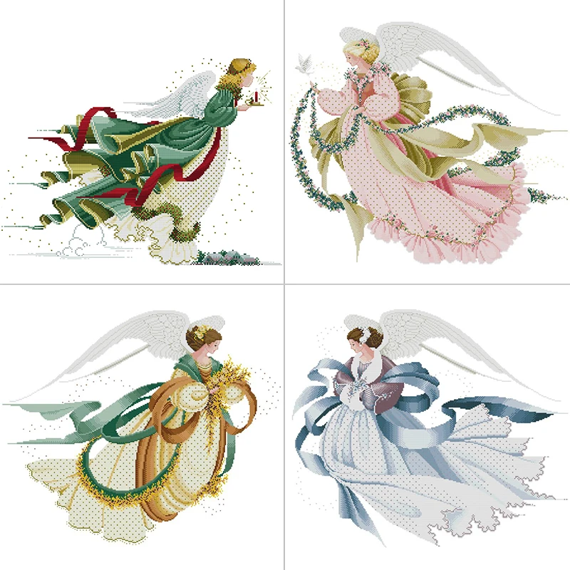 Home Textiles Discount - Набор для вышивки крестиком серии Angel,