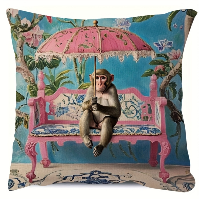 Pillow Insert 18X18 - 1 шт., ретро-розовая наволочка в китайском