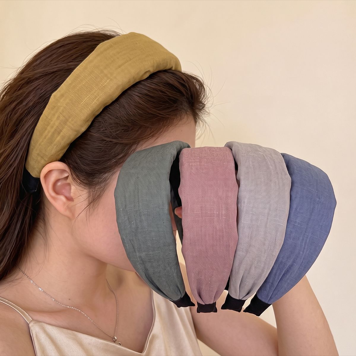 Home Textiles Store - Мягкая широкая повязка на голову из