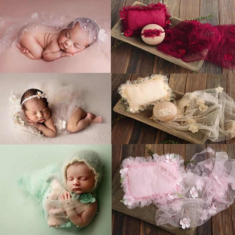 Home Textiles Blanket - Новорожденный Фотография одеяло сетка фон детская