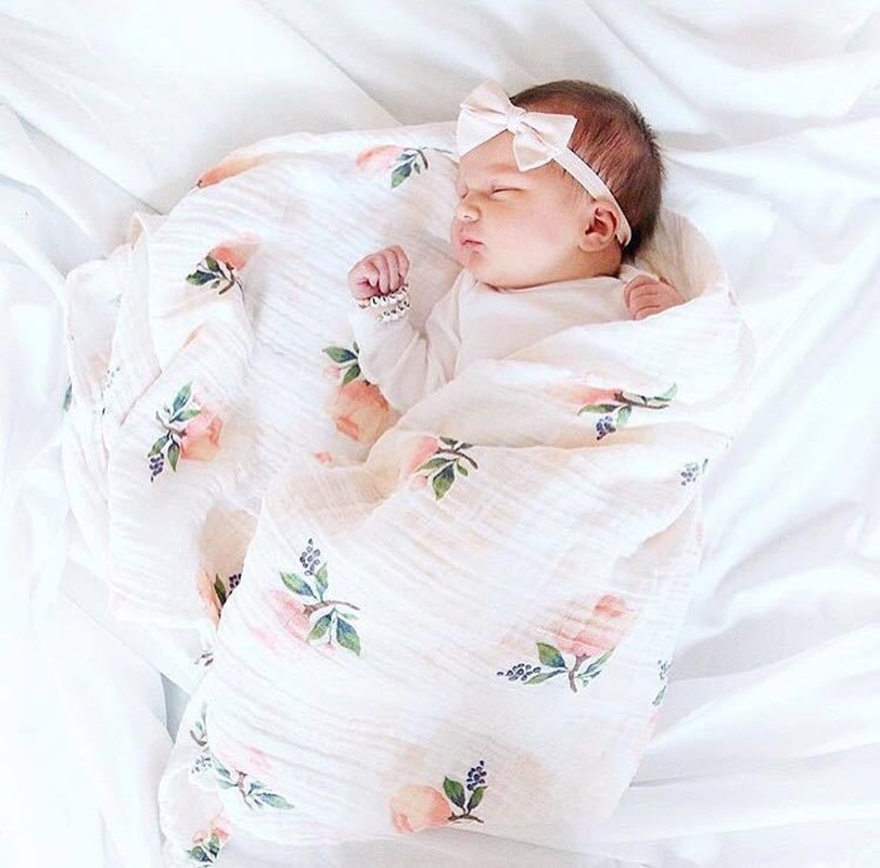 Home Textiles Blanket - Роза 120x120 см, 70% бамбук, 30%
