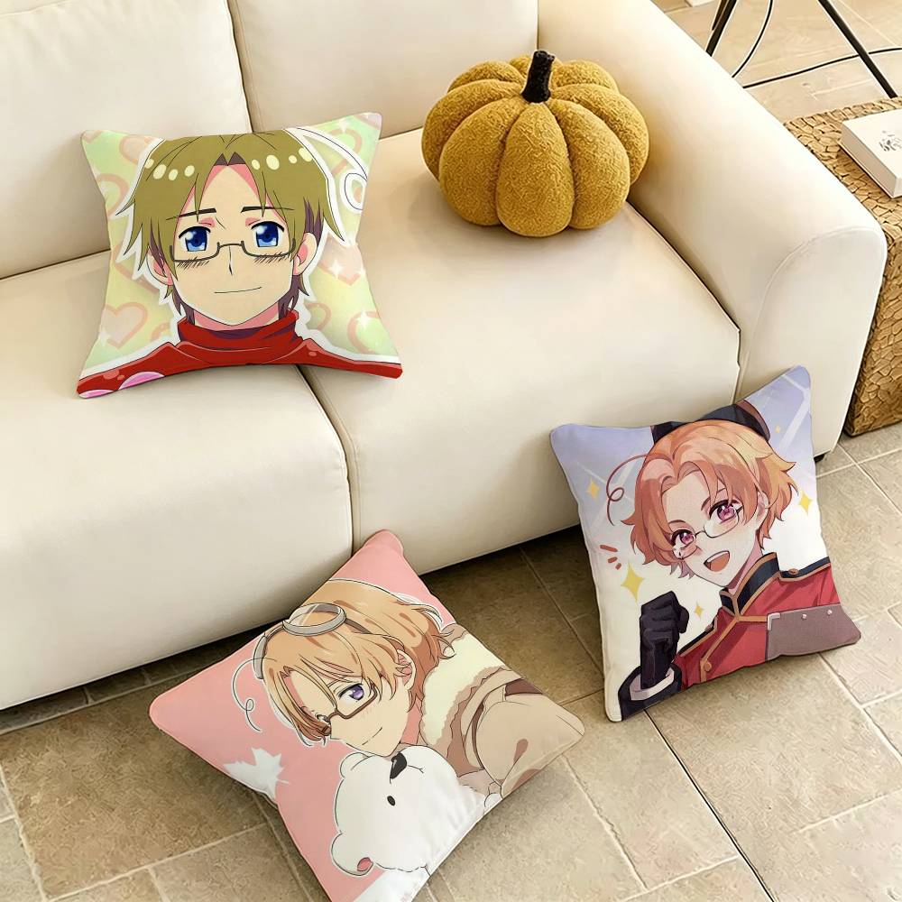 Home Textiles Canada - Наволочка C-Canada H-Hetalia, квадратная двусторонняя наволочка
