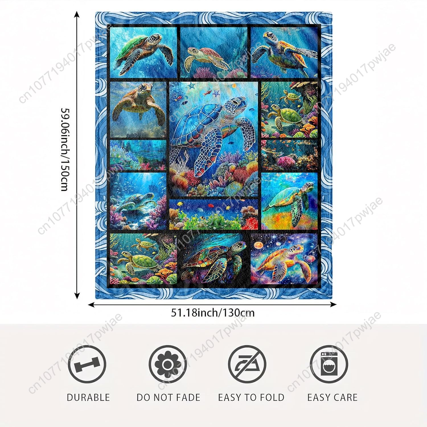 Фланелевое одеяло с морской че – обзор и цена Home Textiles Blanket