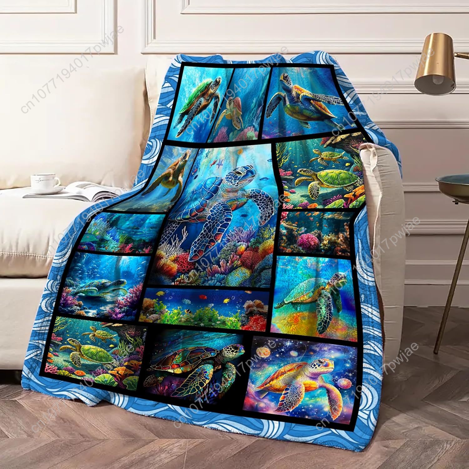 Фланелевое одеяло с морской че – обзор и цена Home Textiles Blanket
