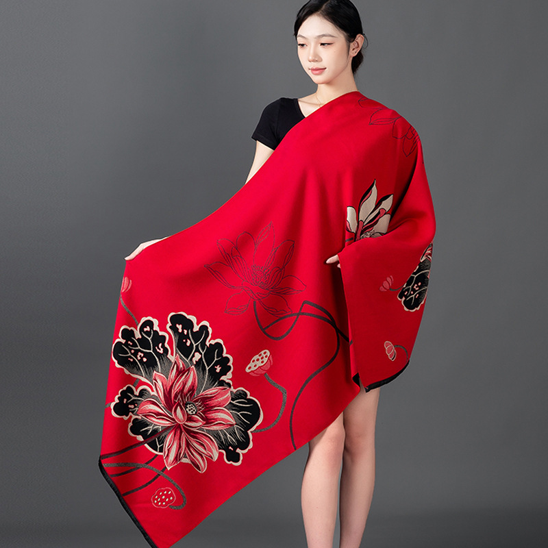 Женская зимняя шаль, кашемиров – обзор и цена Home Textiles Blanket