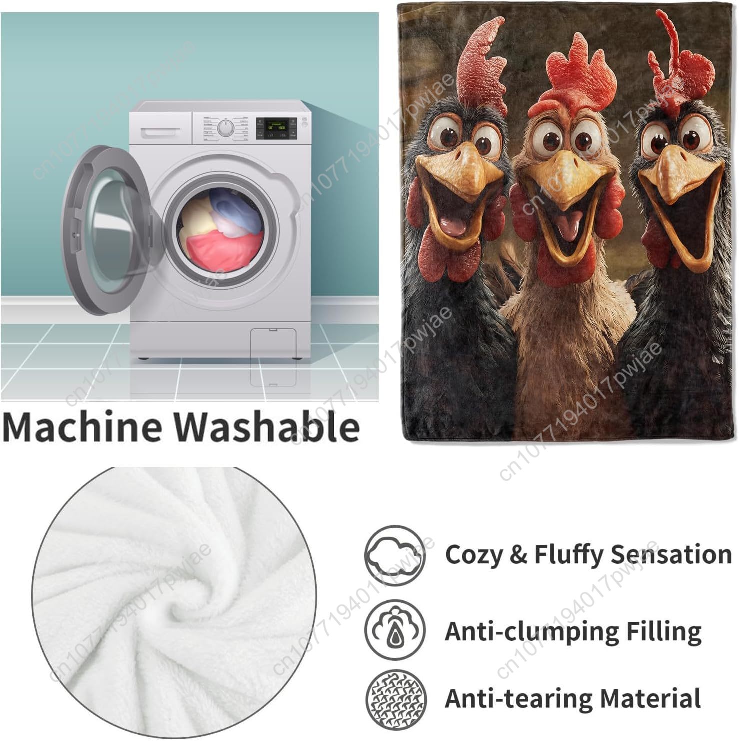 Одеяло с цыплятами, подарки дл – обзор и цена Home Textiles Blanket