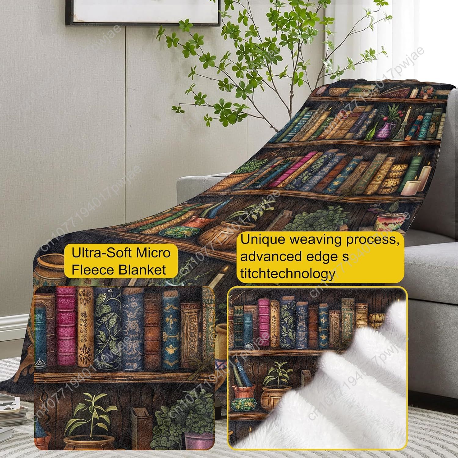 Винтажное одеяло для книжной п – обзор и цена Home Textiles Blanket