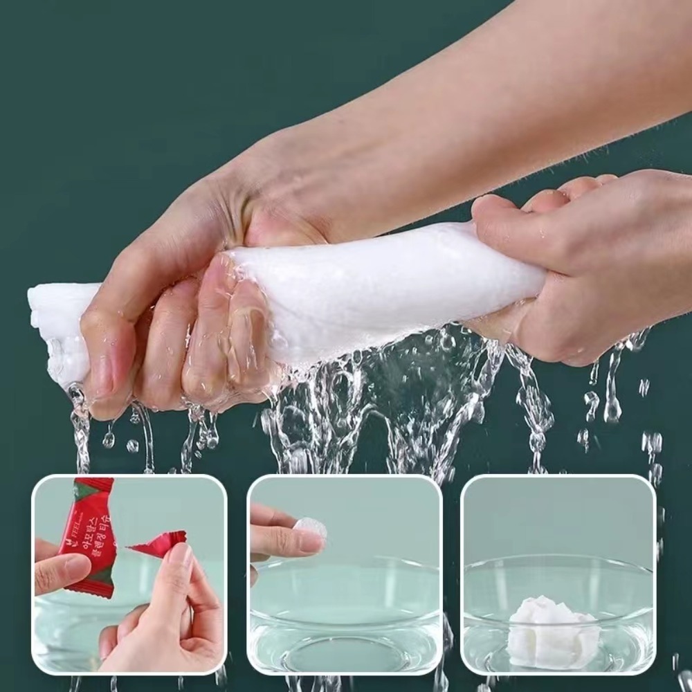 Одноразовые сжатые хлопковые п – обзор и цена Home Textiles Face Towel