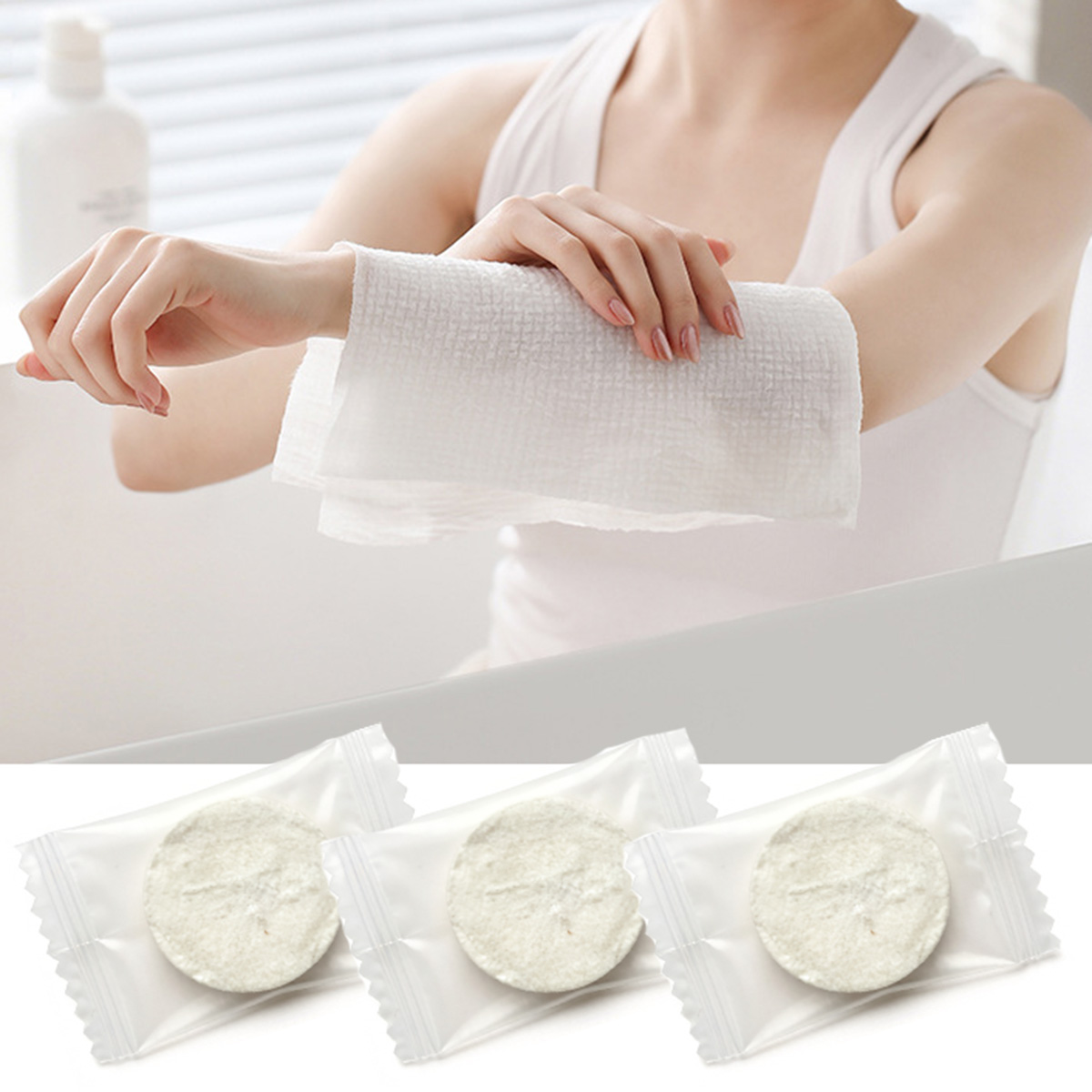 100 шт. портативных сжатых сал – обзор и цена Home Textiles Face Towel