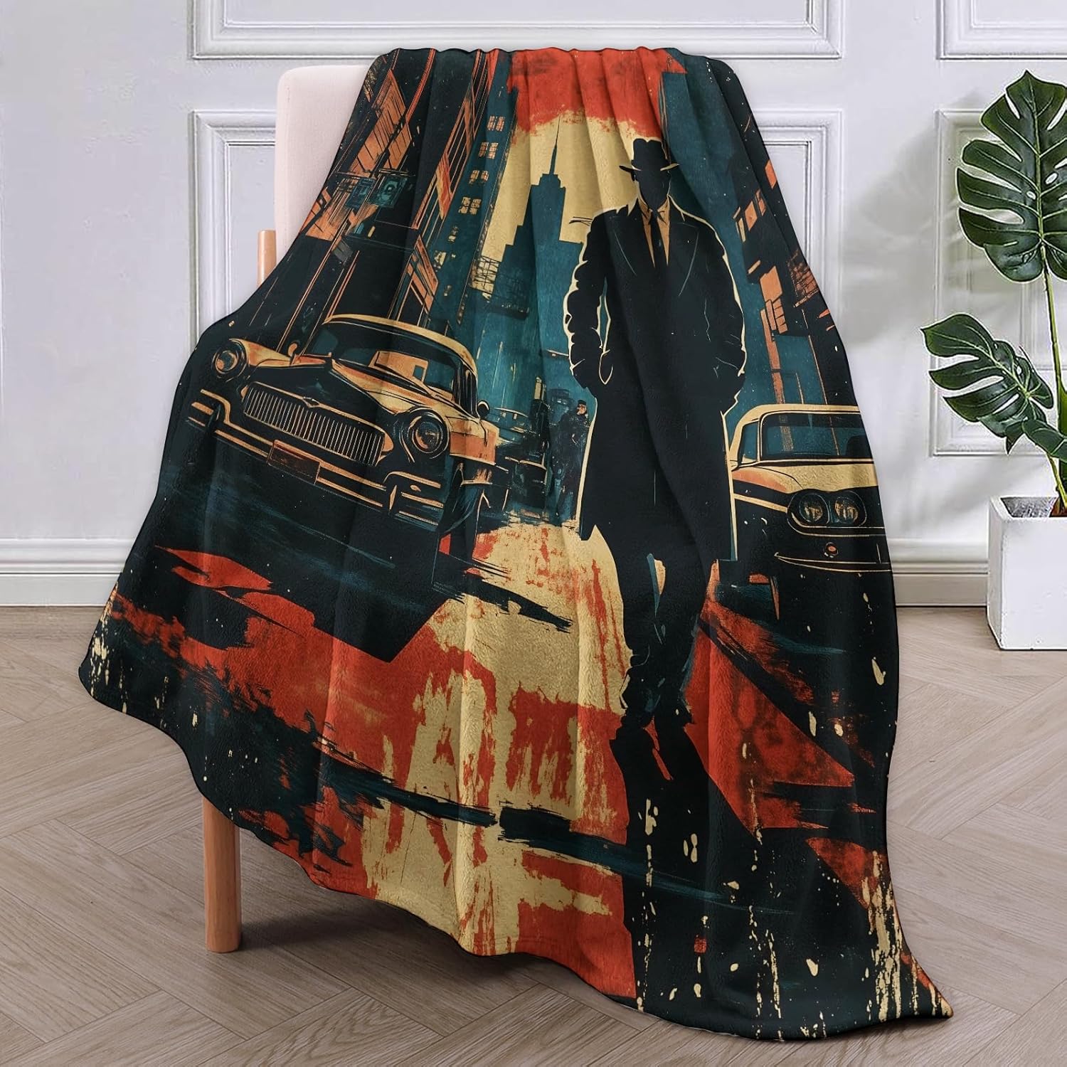 Одеяло Noir Detective, подарки – обзор и цена Home Textiles Blanket