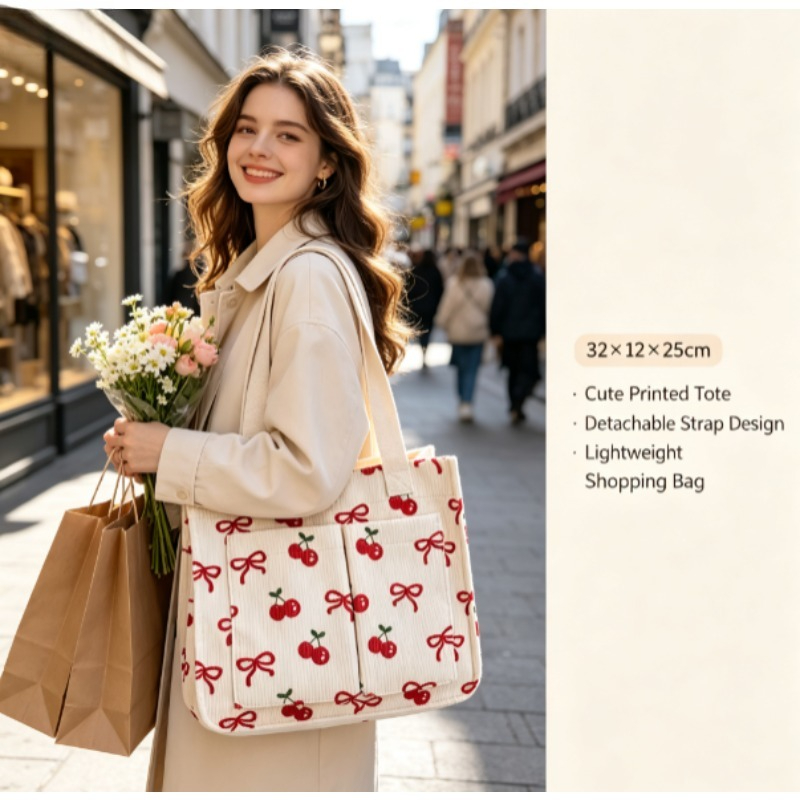 Модная вельветовая эко-сумка,  – обзор и цена Home Textiles Store