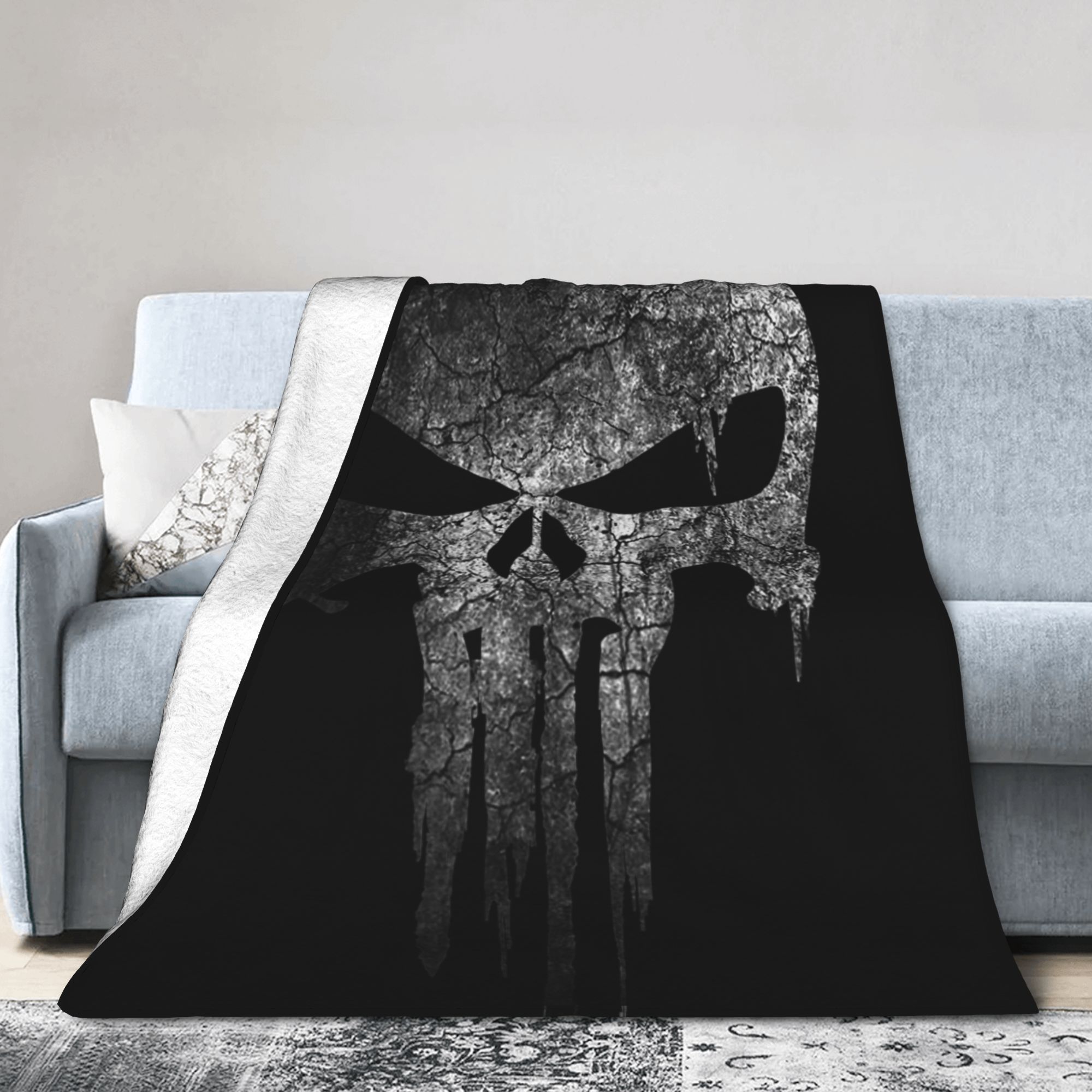 Пледы Punishers из флиса: легк – обзор и цена Home Textiles Blanket