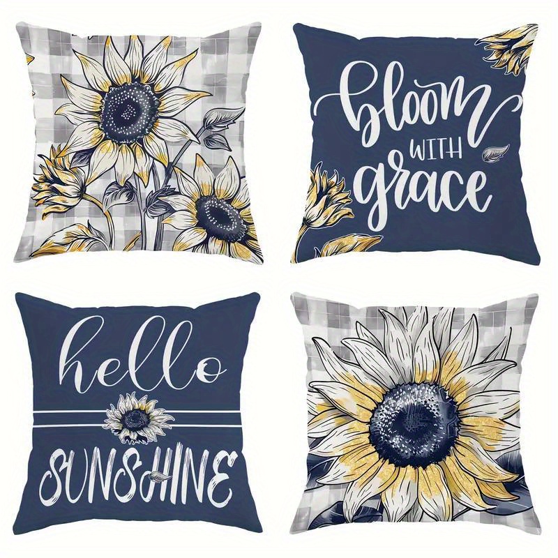 Наволочки Sunshine Sunflower - – обзор и цена Pillow Insert 18X18