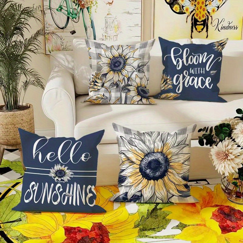 Наволочки Sunshine Sunflower - – обзор и цена Pillow Insert 18X18