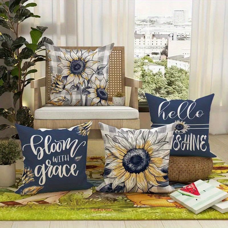 Наволочки Sunshine Sunflower - – обзор и цена Pillow Insert 18X18